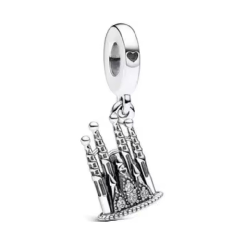 NWOT Barcelona Cathedral Dangle Charm Sterling Silver 925